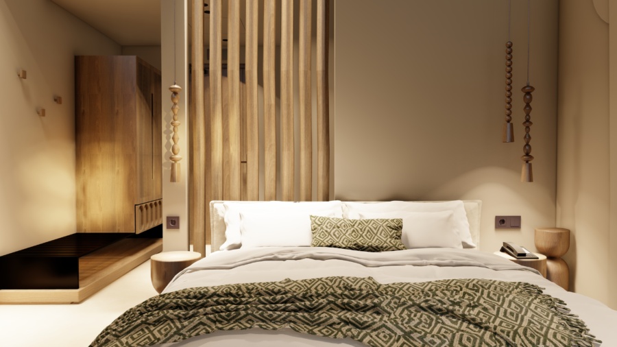 Premiun Double Twin Rooms - Bedroom