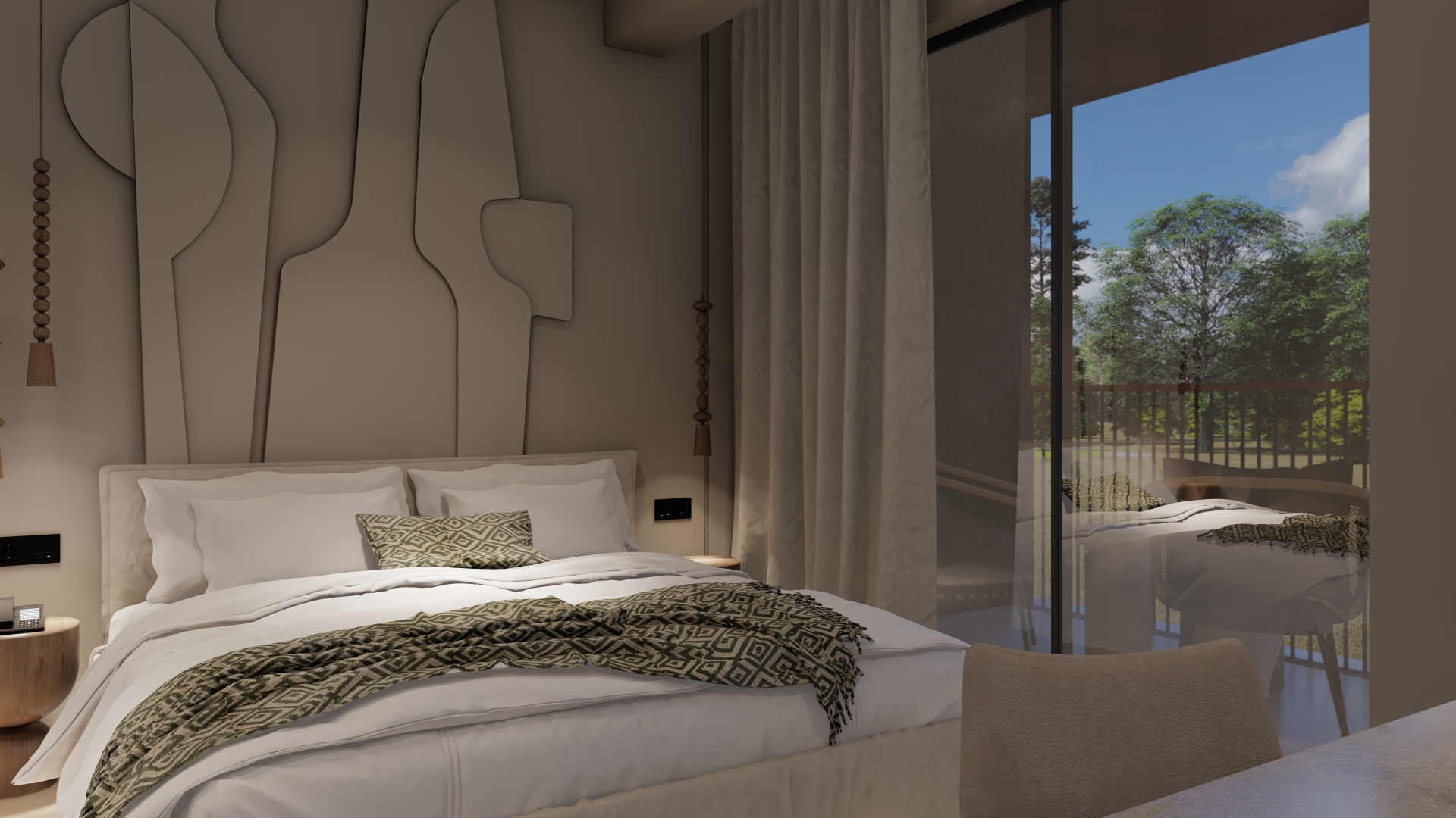 01_Double_Twin_Room_Garden_View-bedroom (2)