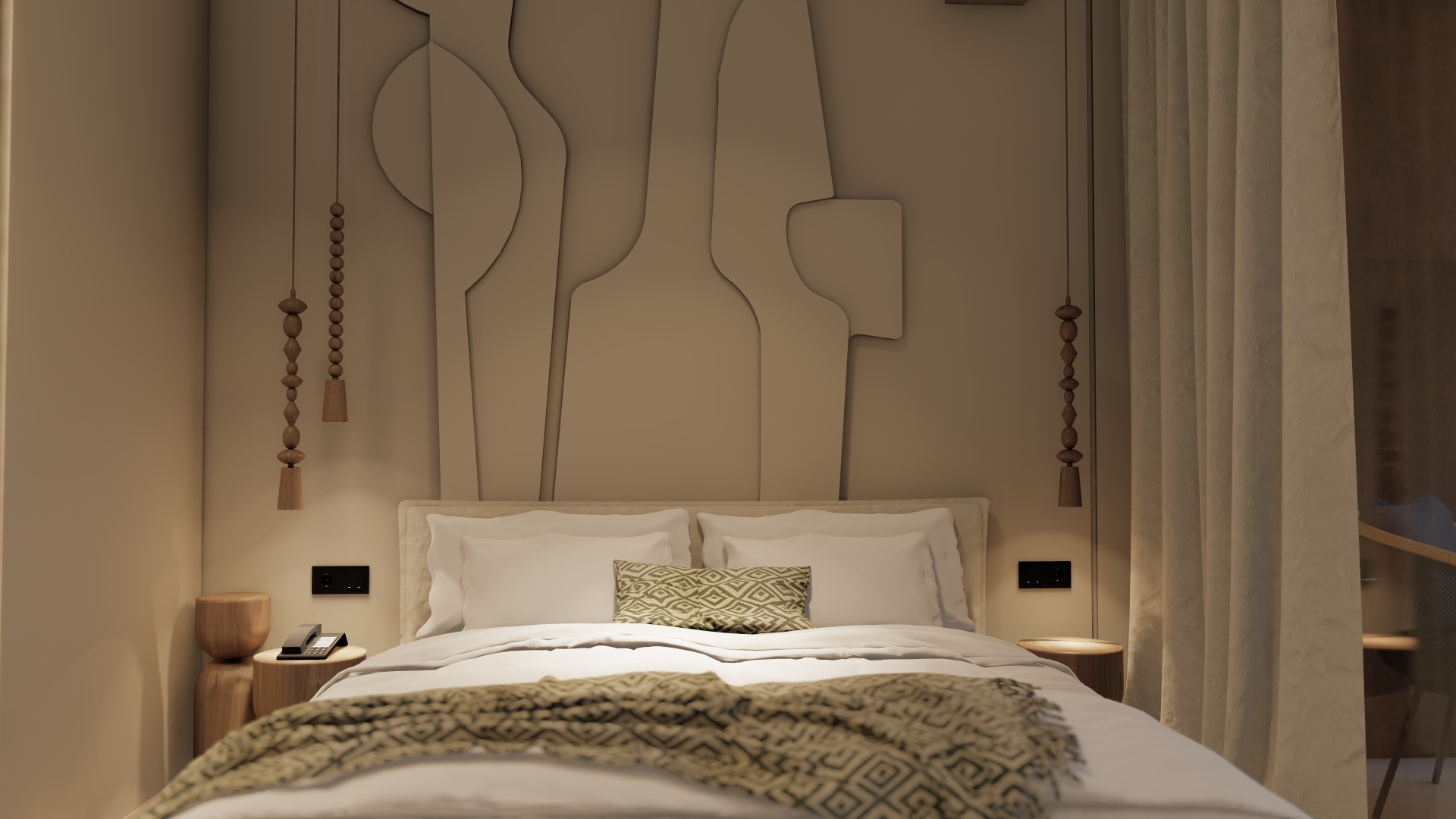 Double Twin Rooms - Bedroom