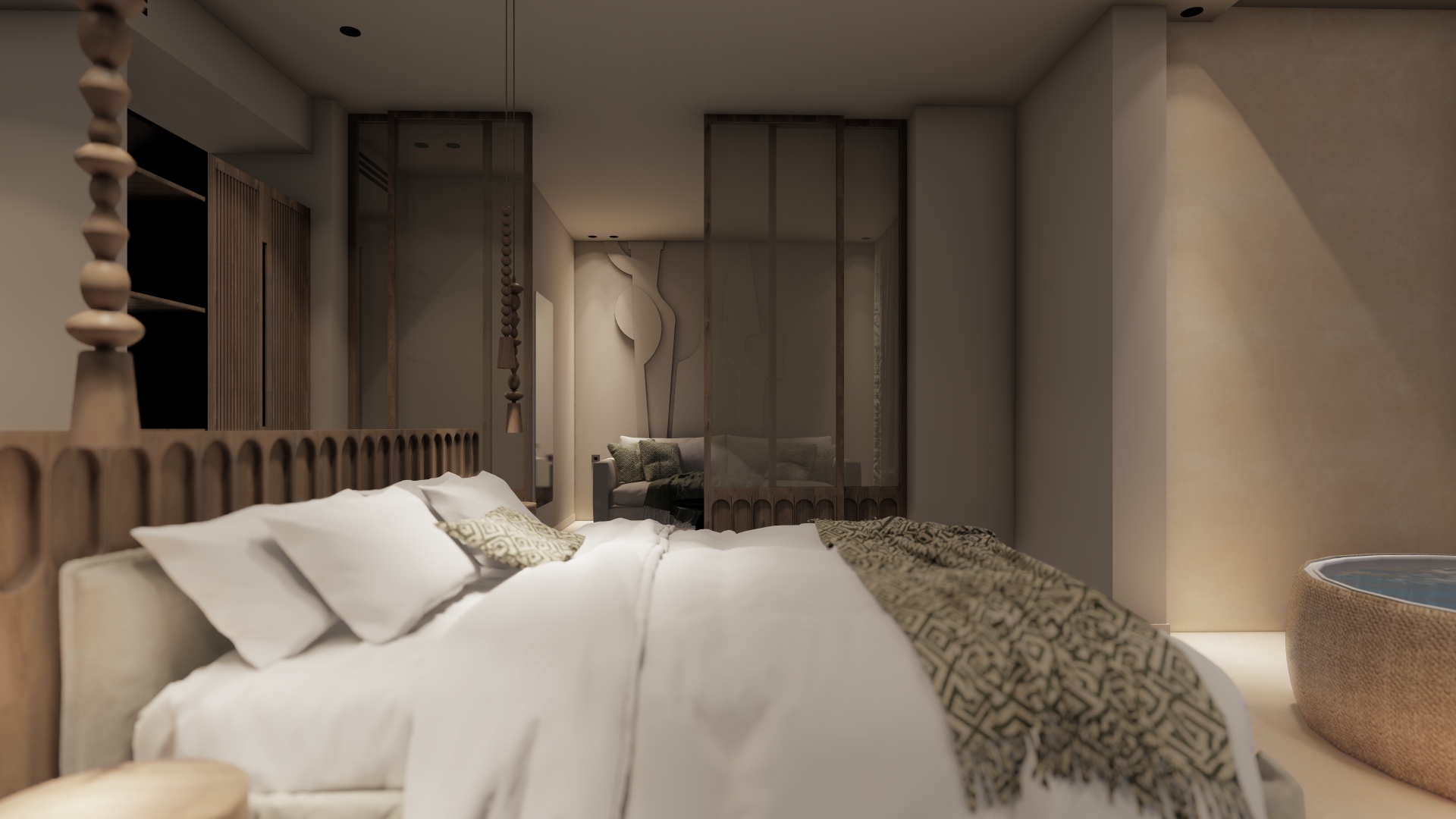 05-Luxury Suite Master Bedroom